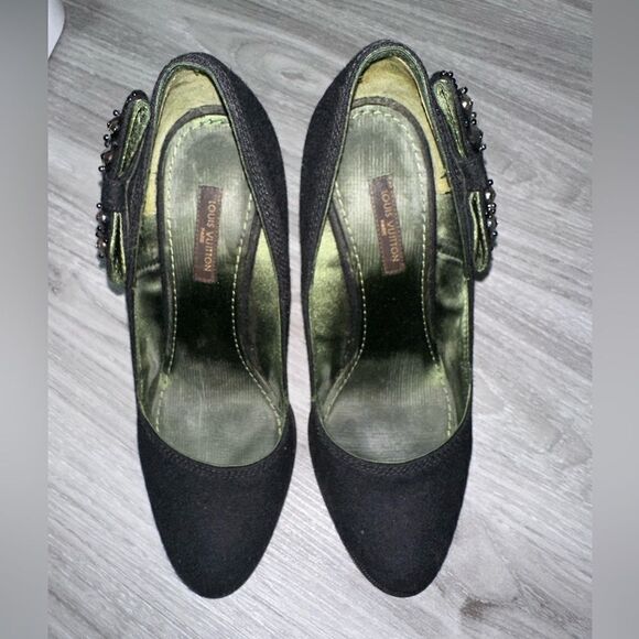 Vintage Louis vuitton Heels size 35 1/2 - Picture 1 of 8
